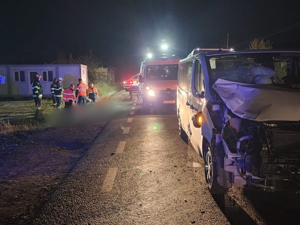 FOTO. Accident mortal! Șofer beat prins spre Satu Mare. A ucis un pieton și a fugit