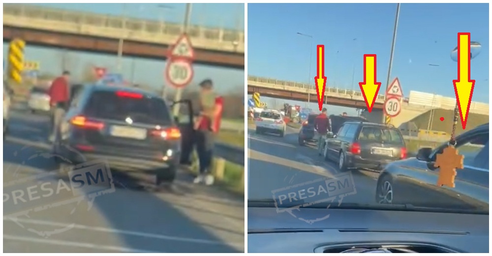 FOTO. Accident în lanț pe Drumul Careiului. Mai multe persoane, inclusiv copii, la bord