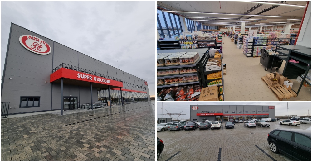 FOTO. Se deschide cel mai mare magazin alimentar din grupul Barta Ati, în Satu Mare. Investiție impresionantă 