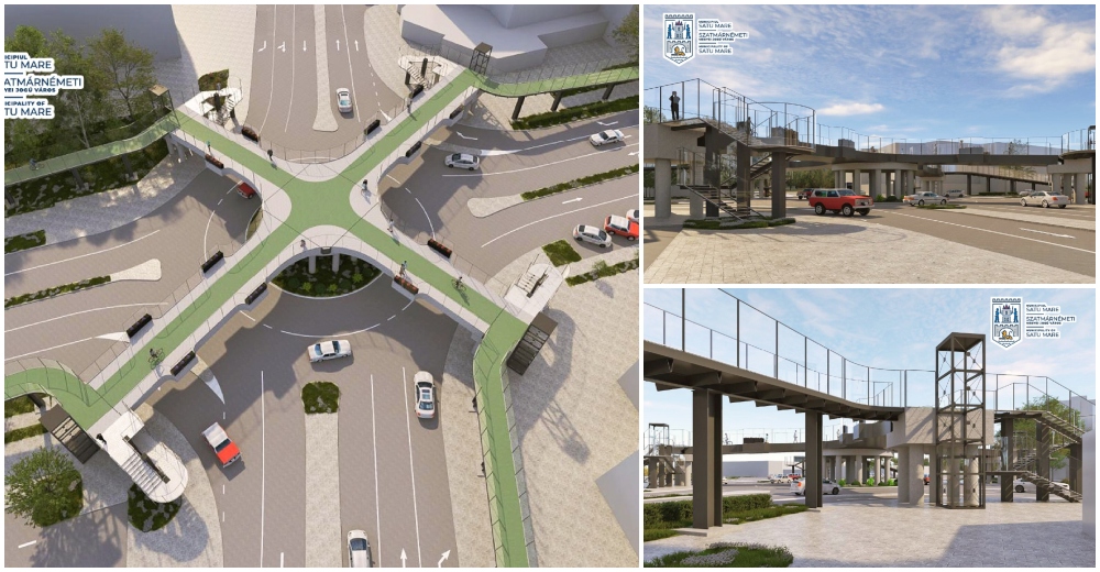 E oficial, cea mai așteptată investiție din Satu Mare intră în linie dreaptă! S-a dat comanda pentru pasarela de la Crinului. Când trebuie finalizată