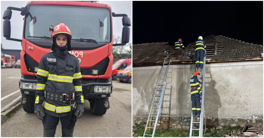 FOTO. Paul, tânărul pompier sătmărean, erou și în timpul liber. Gestul său a prevenit o tragedie