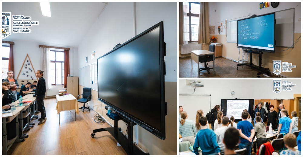 FOTO. IMPRESIONANT! Toate ȘCOLILE din Satu Mare, dotate cu mobilier și echipamente IT moderne 