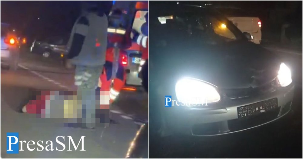 VIDEO. Sătmăreanca lovită pe trecerea de pietoni a decedat. Polițiștii explică cum s-a petrecut accidentul