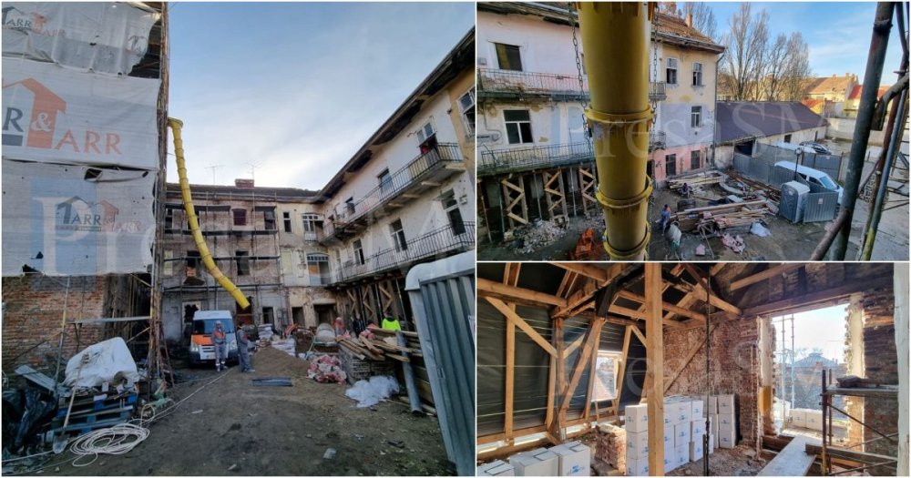 FOTOGALERIE. Cum arată acum fostul Hotel Victoria. Clădirea va deveni sediul Primăriei Satu Mare. Cât costă exproprierile