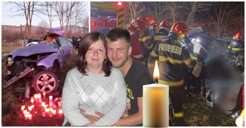 FOTO/VIDEO. O tânără însărcinată și soțul ei au murit într-un accident. Tragedie înainte de Crăciun