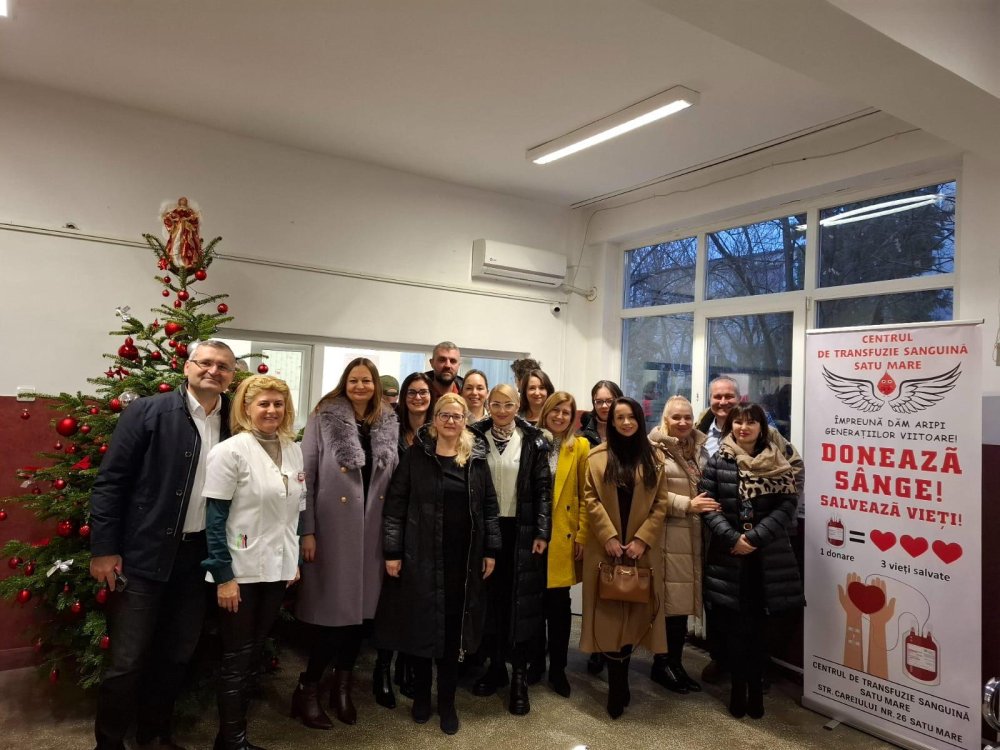Avocații Baroului Satu Mare, gest de solidaritate în prag de Crăciun: au donat sânge