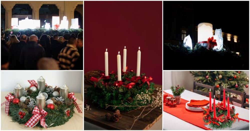 La Satu Mare se aprinde ultima lumânare de Advent. Ce simbolizează coroana de Advent și care este însemnătatea lumânărilor