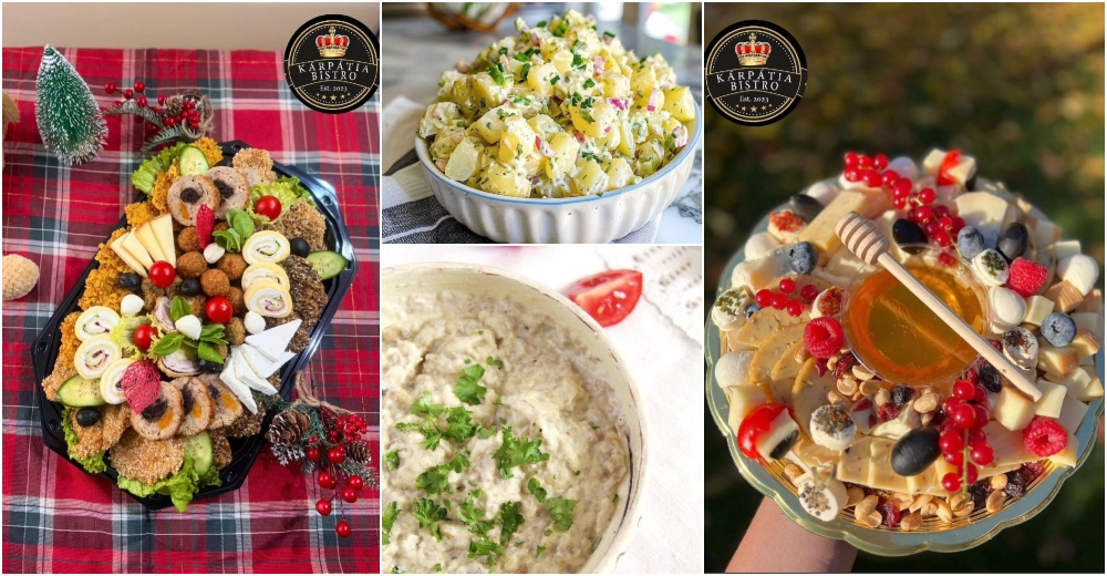 FOTO. Karpatia Bistro vă prepară platourile pentru masa de Crăciun și Revelion. Rețete autentice!
