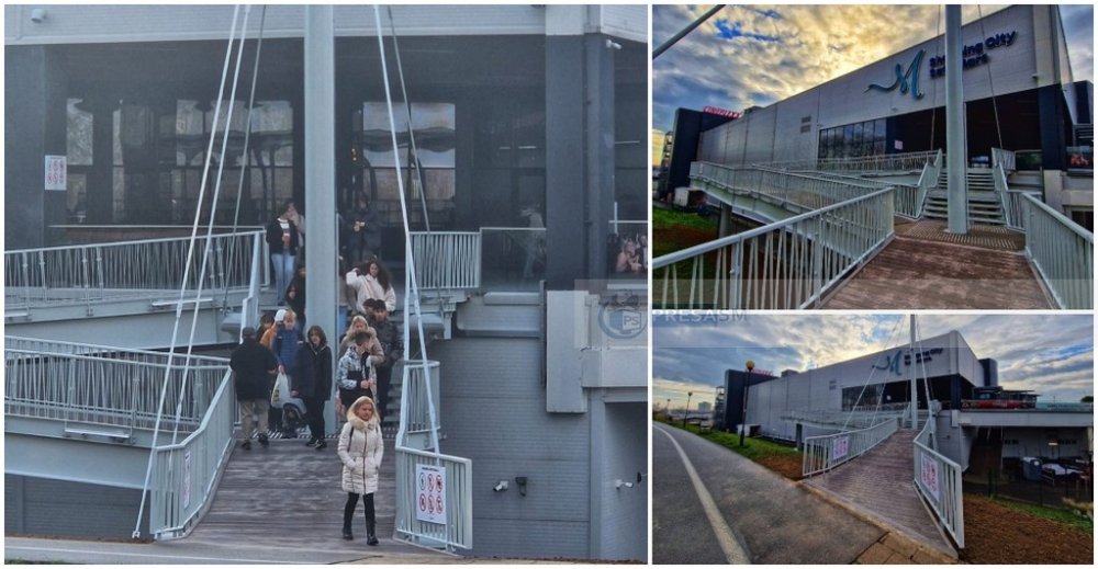 FOTO/VIDEO. Pasarela de la mall-ul NEPI este gata! A fost deschisă circulației