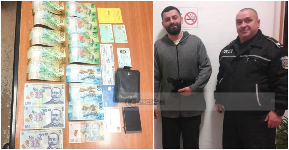 FOTO. Ghinion, apoi noroc! O borsetă plină cu bani și acte, pierdută pe Drumul Botizului