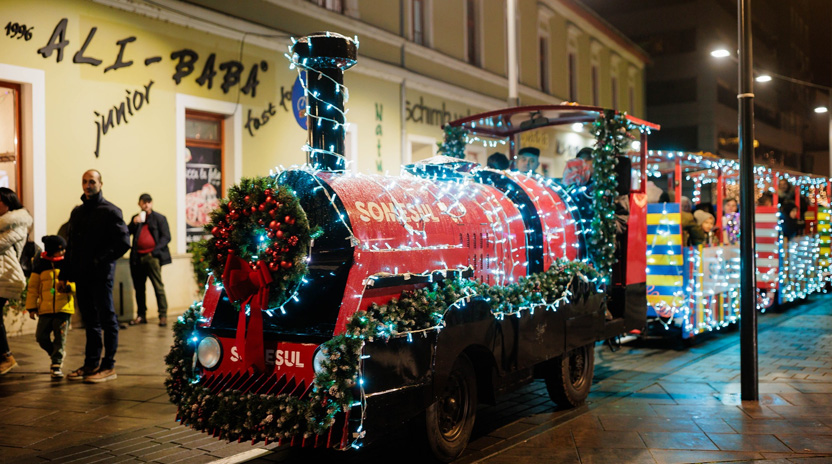 Program special de sărbători la Târgul de Crăciun și pentru Trenulețul Moșului