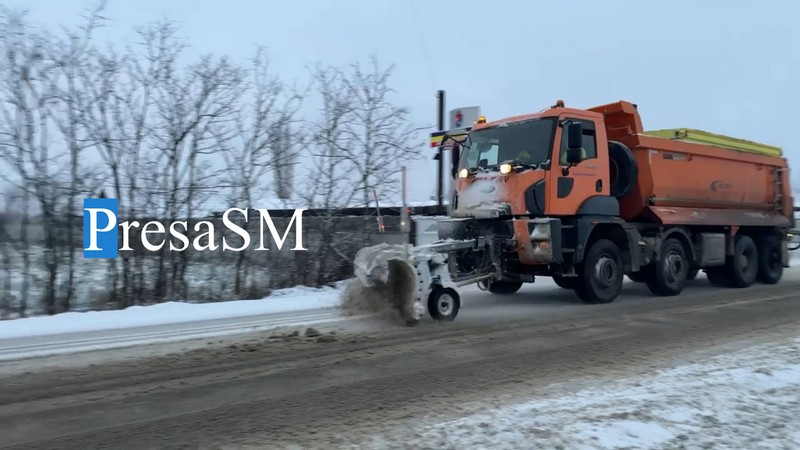 FOTO/VIDEO. Ce spun autoritățile, cum se circulă pe drumurile din județ. Unde au fost înregistrate probleme