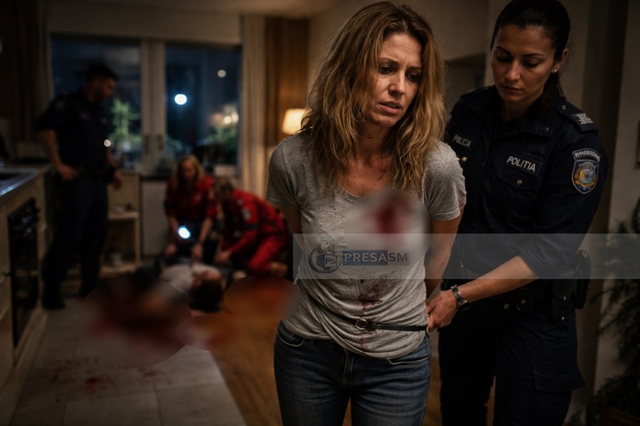 La 3 zile după ce și-a omorât soțul, sătmăreanca a fost văzută astăzi la cumpărături prin magazine!