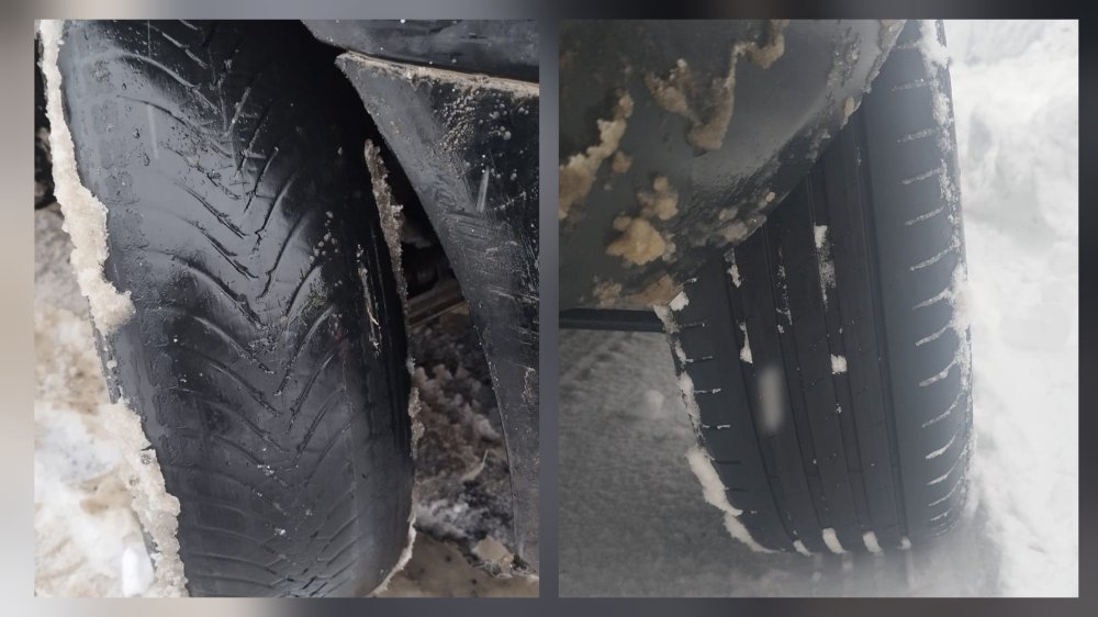 FOTO/VIDEO. Și-au pus saniile sub mașină și s-au dus pe drumurile înzăpezite