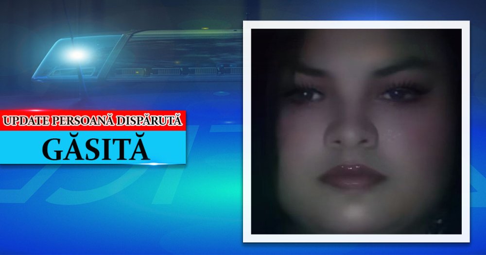Adolescenta din Satu Mare dată dispărută a fost găsită. Polițiștii mulțumesc pentru implicare