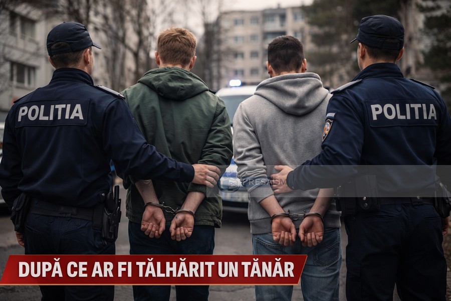 Tâlhărie în parcul din Micro 17, la Satu Mare: doi tineri au bătut un băiat să le dea portofelul