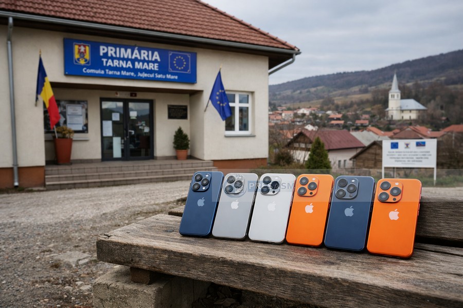Telefoane de lux din bani publici, în județul Satu Mare. O comună mică a cumpărat iPhone-uri de ultimă generație