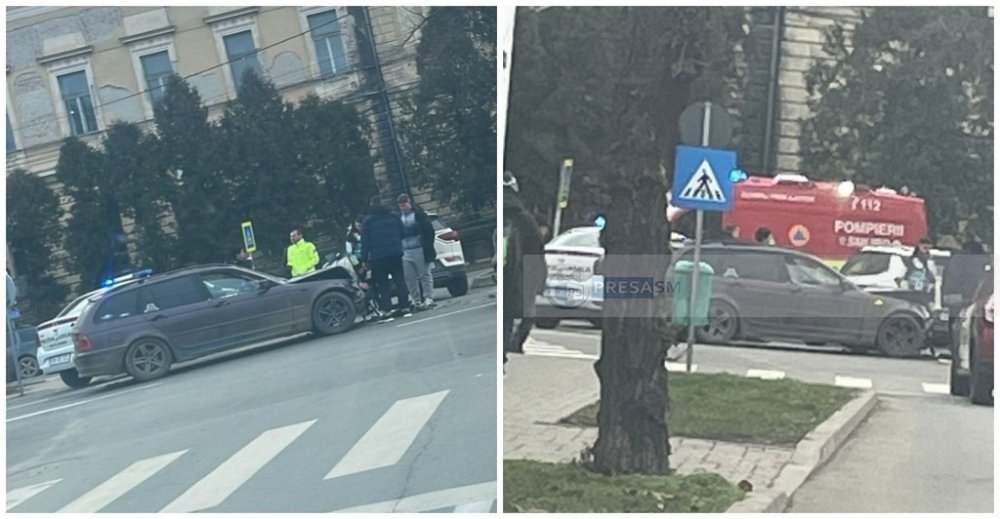 FOTO. Accident violent lângă Finanțe! Aglomerația și neatenția fac victime