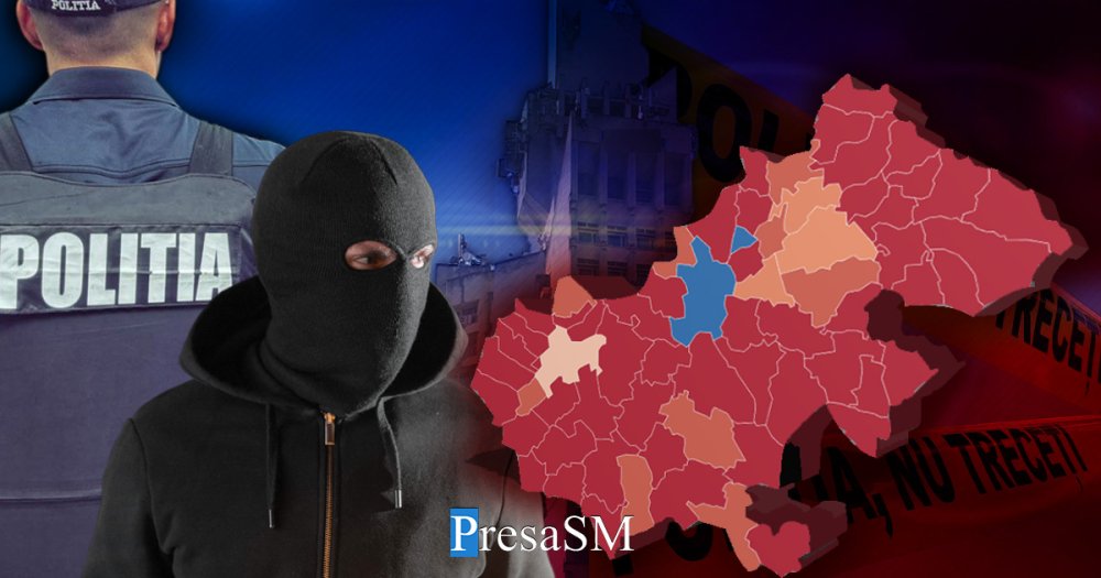 Sătmăreanul care a pus Poliția în alertă. Într-o singură noapte a spart apartamente, o mașină și a agresat o femeie