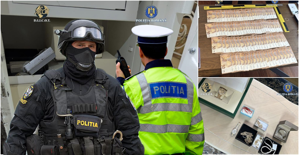 FOTO/VIDEO. Percheziții uriașe în județul Satu Mare. Sute de milioane de euro, arestări pe bandă rulantă