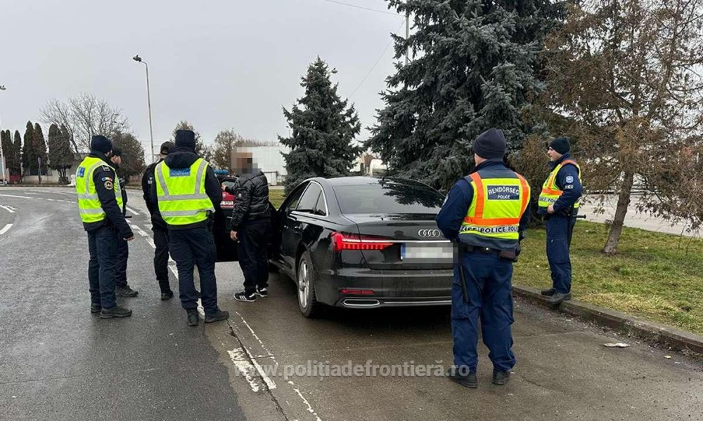 FOTO. Polițiștii sătmăreni și cei maghiari, controale pe drumurile spre fostele vămi. Amenzi de mii de lei
