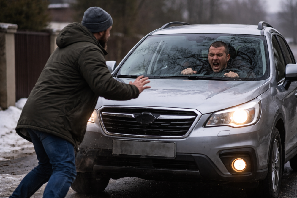 DRAMATIC. Sătmărean acuzat că a vrut să dea cu mașina peste propriul frate