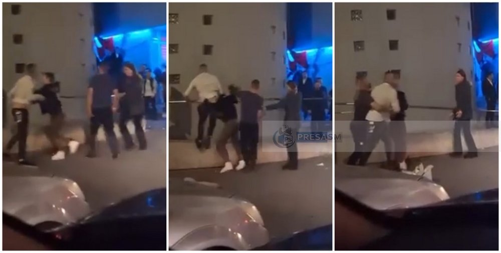 VIDEO. Scandal în fața unui club de manele din Satu Mare. ”Supărarea când îmi vine...”