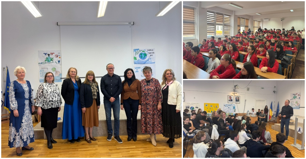 Ziua Mondială a Apei – punct de plecare pentru consolidarea parteneriatului dintre Apaserv Satu Mare și unitățile de învățământ