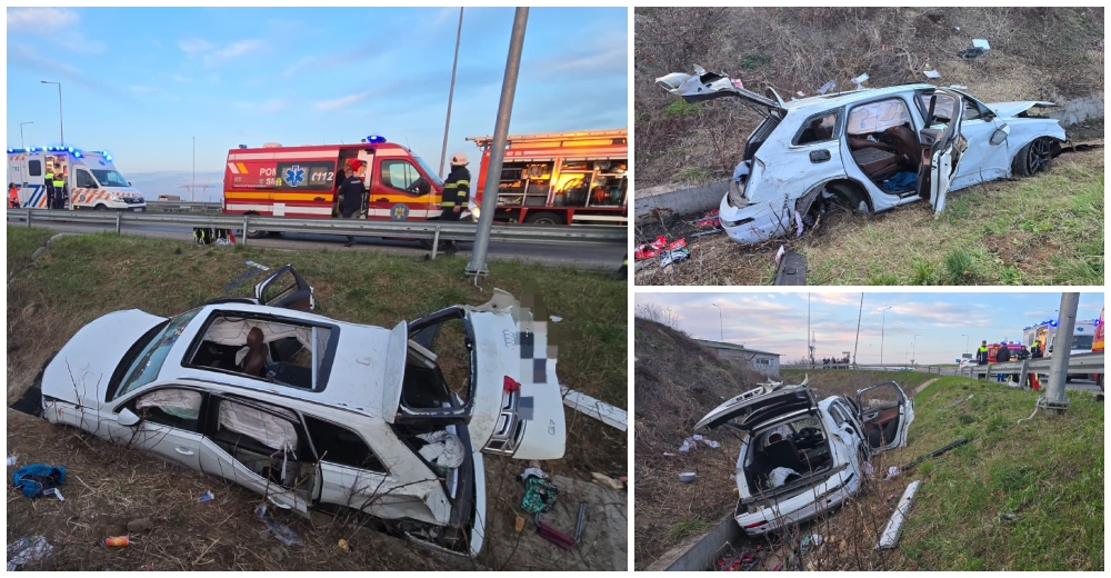 FOTO/VIDEO. Un mort și 5 răniți! Cum s-a produs tragedia de pe centura municipiului Satu Mare