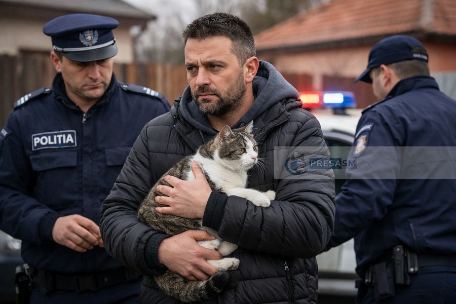 Un sătmărean s-a dus să își recupereze pisica de la fosta iubită... dar a ajuns după gratii