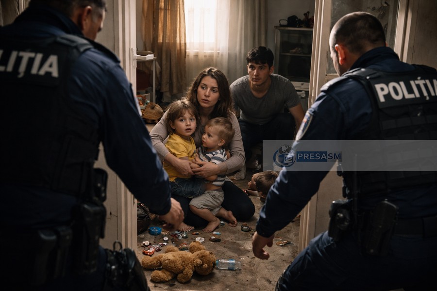 ANCHETĂ. Povestea dramatică a copilașilor (2-3 ani) legați de calorifer, de părinți, în Satu Mare