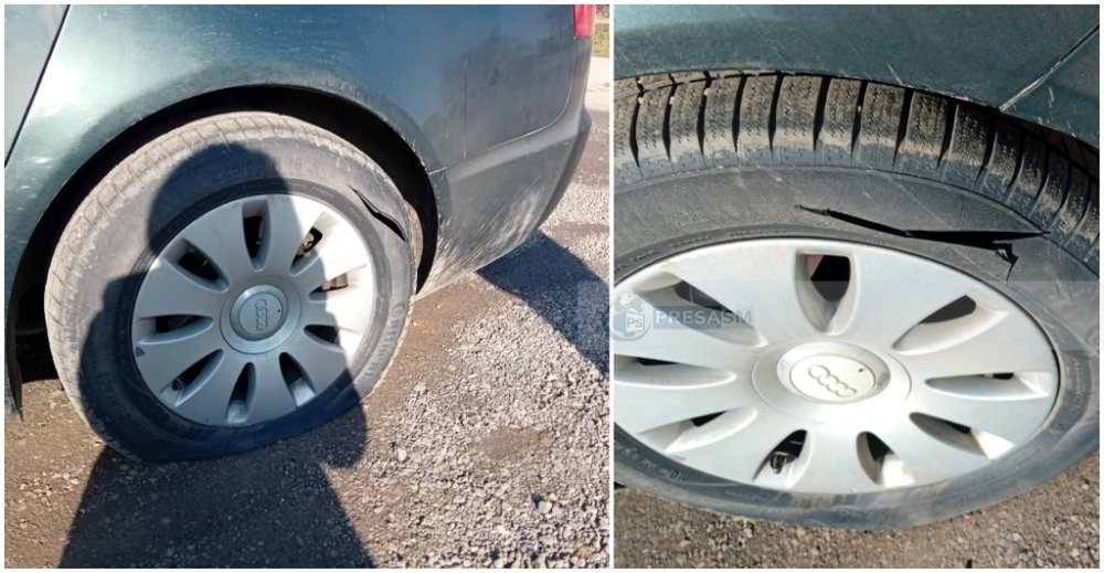 FOTO. Gașcă de puștani, acuzată de vandalism. Ar fi tăiat roțile mașinilor pentru a se răzbuna pe un alt tânăr