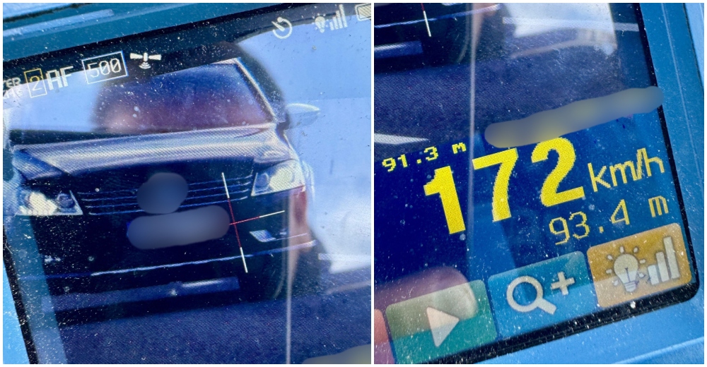 FOTO. Un sătmărean a ”zburat” cu mașina pe șosea. Ce ”premiu” a primit din  partea Poliției Rutiere