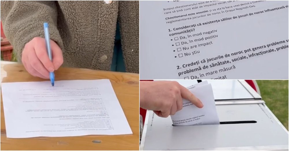 Un oraș din județul Satu Mare face consultare publică pe tema păcănelelor. Locuitorii, așteptați la ședință și rugați să completeze chestionare