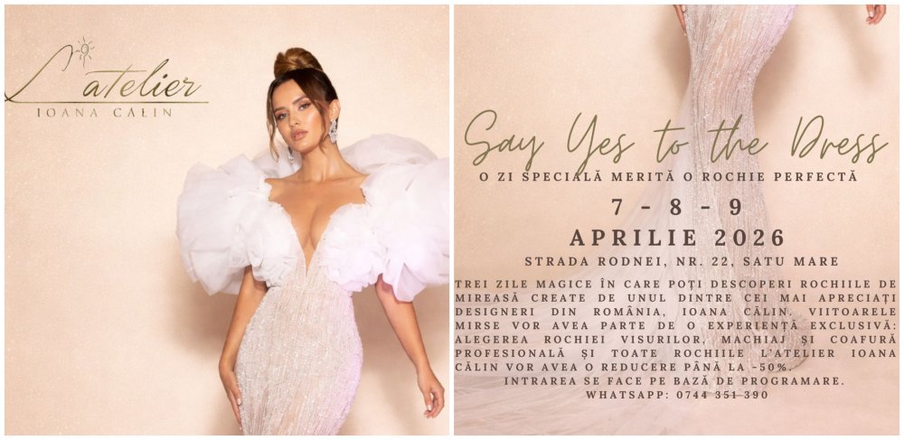 IMPORTANT. „Say Yes to the Dress” revine la Satu Mare cu cea de-a doua ediție