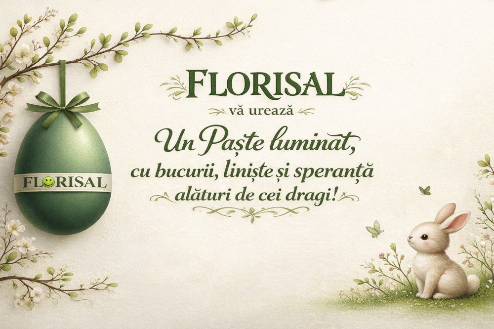 Florisal Satu Mare vă transmite cele mai sincere urări cu ocazia Sărbătorilor Pascale