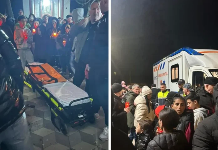 FOTO. Bărbat în comă după ce a fost lovit de un clopot în noaptea de Înviere