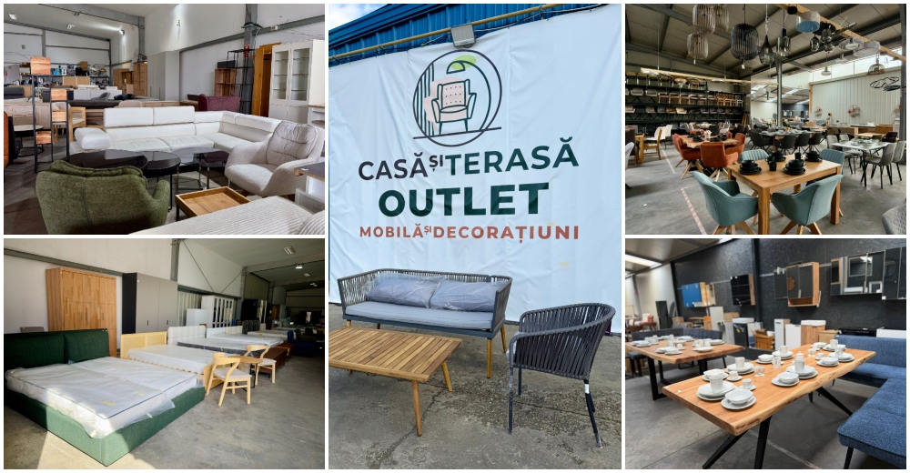 Reduceri masive pentru casa ta: mobilier și decorațiuni spectaculoase la Casa și Terasa Outlet din Satu Mare