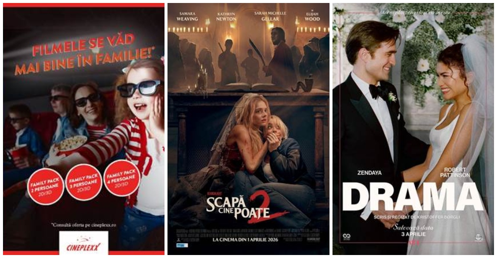FOTO. Cele mai noi filme se văd la Cineplexx, în Shopping City Satu Mare
