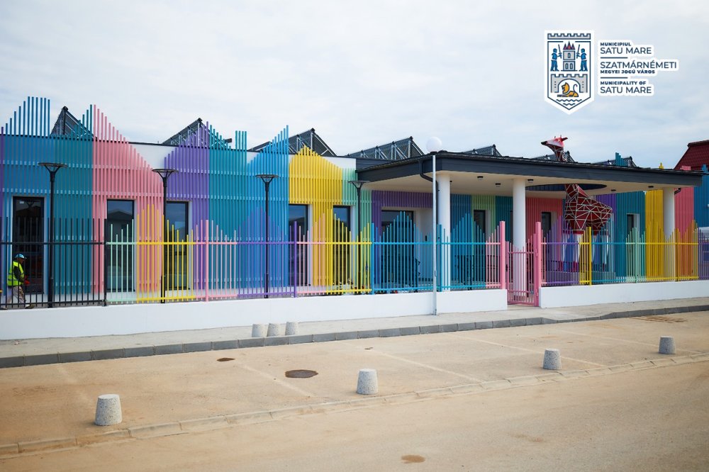 FOTO. Gata de inaugurare. Cea mai mare și modernă creșă din Satu Mare își deschide porțile