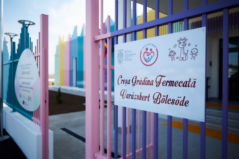 FOTO. „Grădina Fermecată” a fost inaugurată. Este cea mai mare și modernă creșă din municipiul Satu Mare