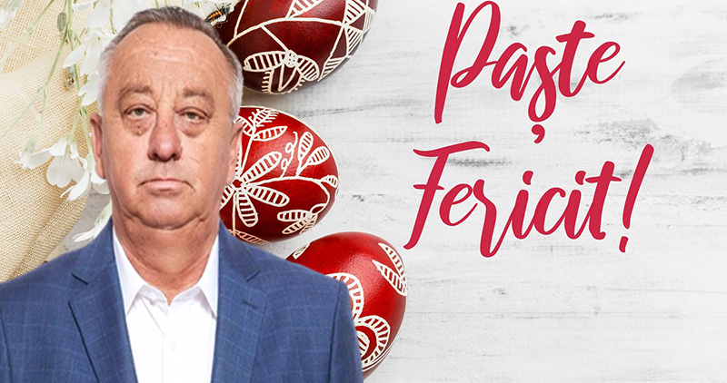 Consilierul județean PSD, Neculai Avorniciți, le dorește tuturor sătmărenilor un Paște Fericit