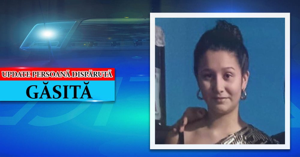 Adolescenta din Satu Mare dată dispărută ieri a fost găsită. Polițiștii mulțumesc pentru implicare