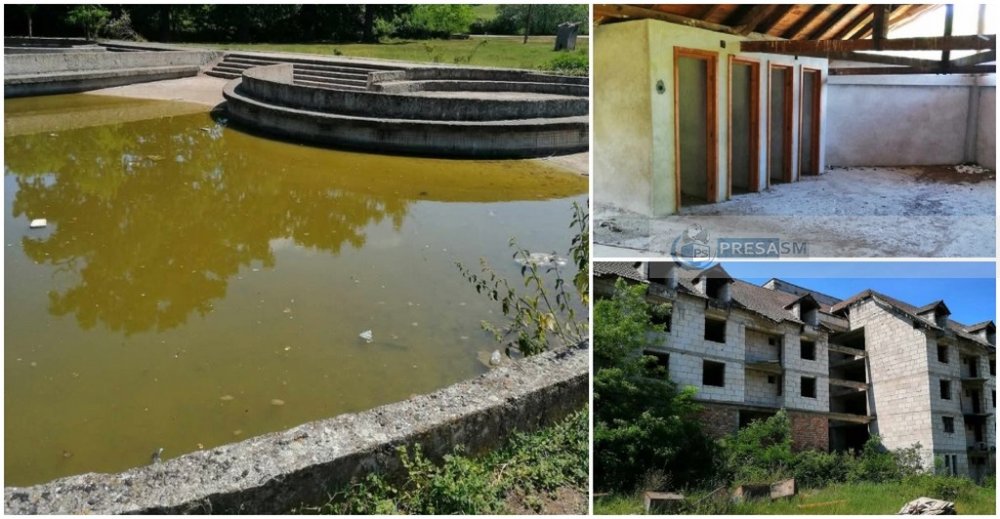 FOTO. Stațiunea de interes național din județul Satu Mare, abandonată. Milioane de euro în paragină