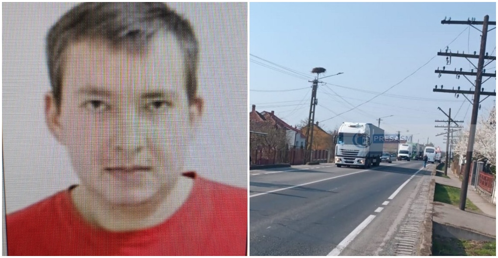 FOTO. Un tânăr a sărit din mașină pe DN19 și a dispărut fără urmă, în județul Satu Mare