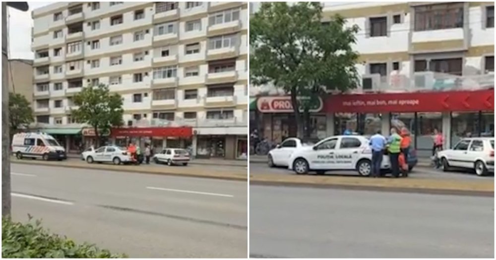 VIDEO. Incident pe Drumul Careiului. Femeie luată la ocazie, blocată în mașină