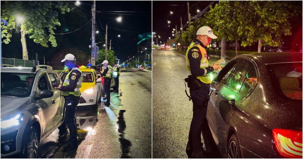 FOTOGALERIE. Poliția Rutieră a ”ras” tot, astăzi, pe șosele din municipiul Satu Mare