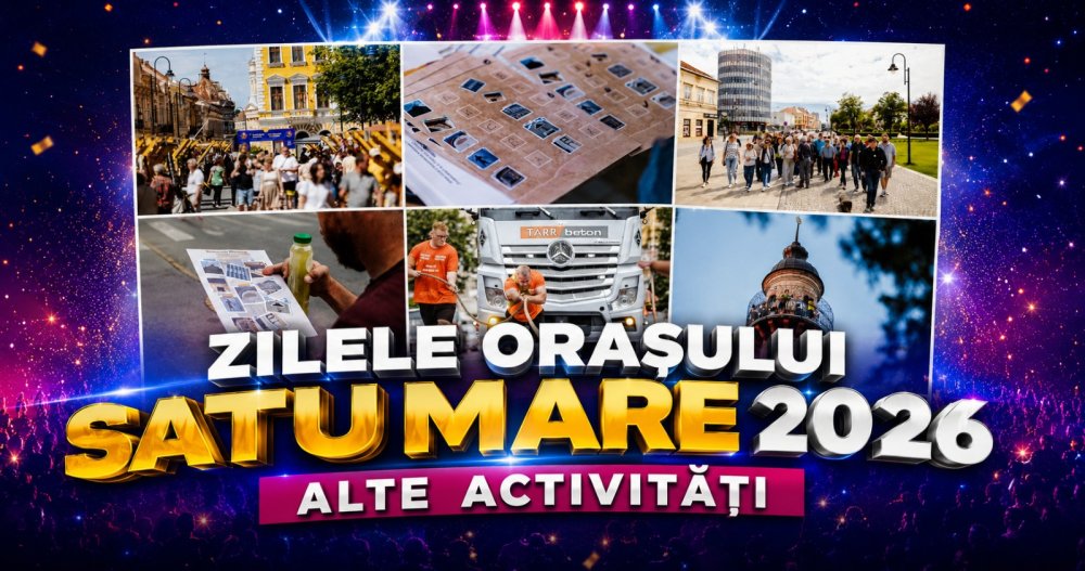 Nu sunt doar concerte! Ce alte activități îi așteaptă pe sătmăreni la Zilele Orașului