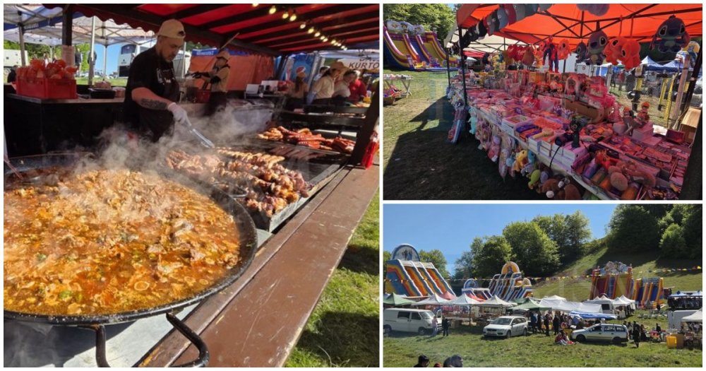 FOTO/VIDEO. Sâmbra Oilor. Tentațiile tarabelor kitsch, festin culinar și ritmul jocului popular