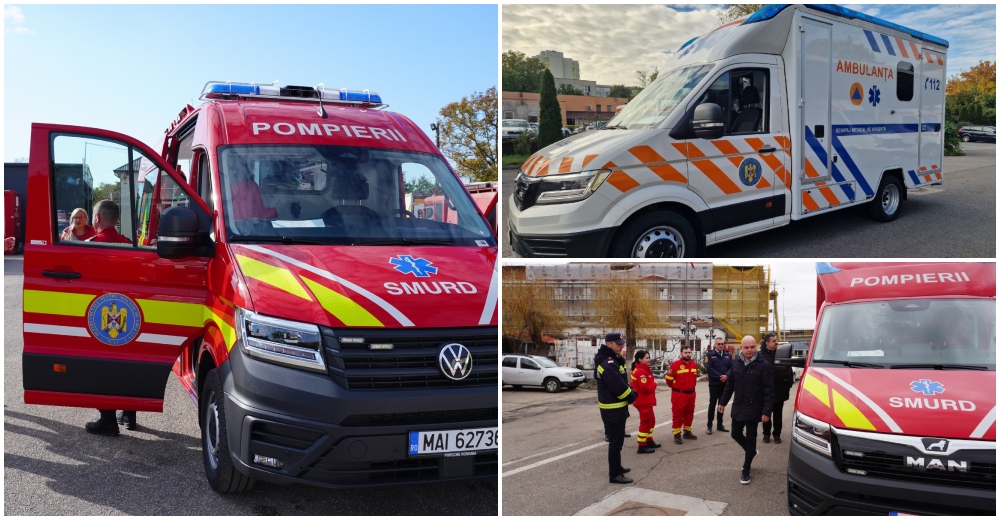FOTOGALERIE. 11 ambulanței noi, ultramoderne, pentru județul Satu Mare